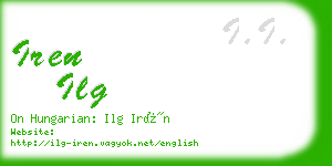 iren ilg business card